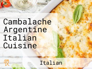 Cambalache Argentine Italian Cuisine