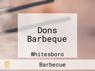 Dons Barbeque