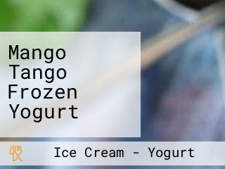 Mango Tango Frozen Yogurt