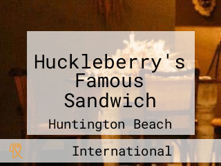 Huckleberry's Famous Sandwich