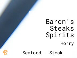 Baron's Steaks Spirits