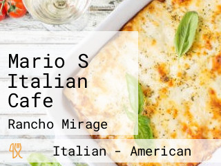 Mario S Italian Cafe