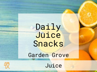 Daily Juice Snacks