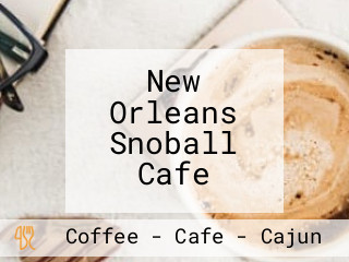 New Orleans Snoball Cafe