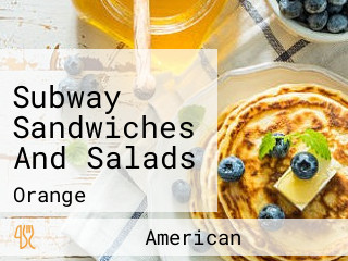 Subway Sandwiches And Salads