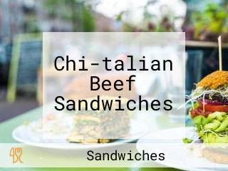 Chi-talian Beef Sandwiches