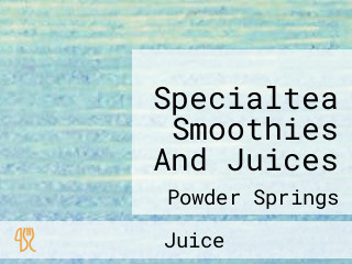 Specialtea Smoothies And Juices