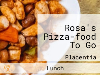 Rosa's Pizza-food To Go