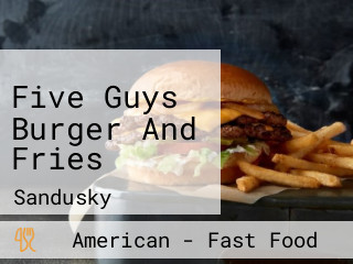 Five Guys Burger And Fries