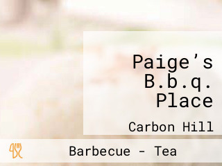 Paige’s B.b.q. Place