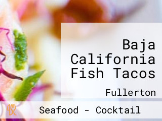 Baja California Fish Tacos