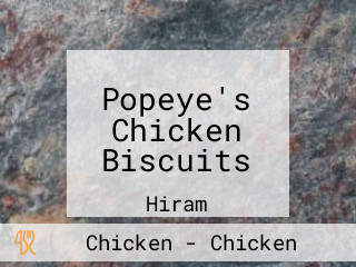 Popeye's Chicken Biscuits