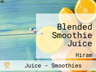 Blended Smoothie Juice