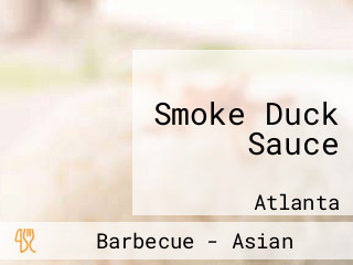 Smoke Duck Sauce