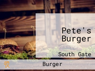 Pete's Burger