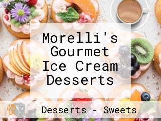 Morelli's Gourmet Ice Cream Desserts