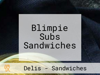 Blimpie Subs Sandwiches