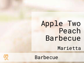 Apple Two Peach Barbecue