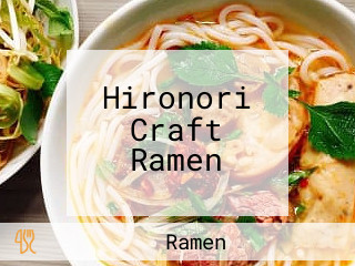 Hironori Craft Ramen