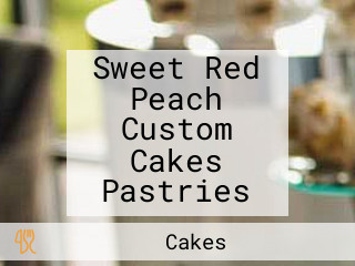 Sweet Red Peach Custom Cakes Pastries