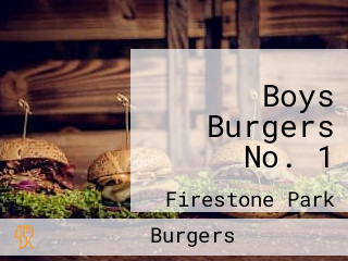 Boys Burgers No. 1