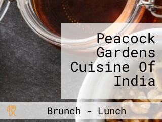 Peacock Gardens Cuisine Of India