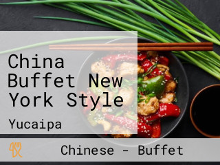 China Buffet New York Style