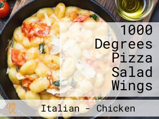 1000 Degrees Pizza Salad Wings