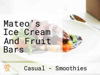 Mateo's Ice Cream And Fruit Bars