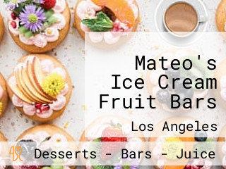 Mateo's Ice Cream Fruit Bars