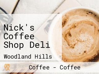 Nick's Coffee Shop Deli