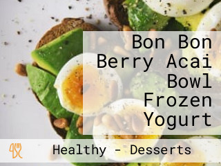 Bon Bon Berry Acai Bowl Frozen Yogurt