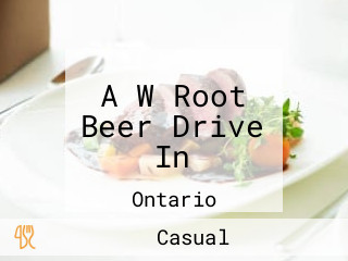 A W Root Beer Drive In