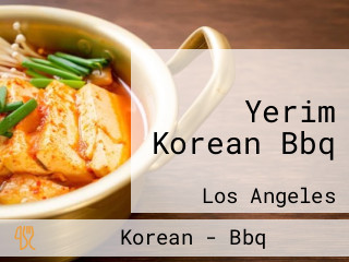 Yerim Korean Bbq