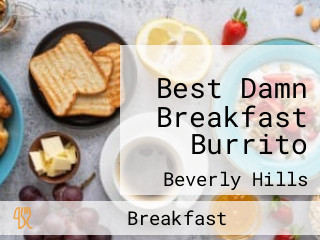 Best Damn Breakfast Burrito