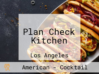 Plan Check Kitchen