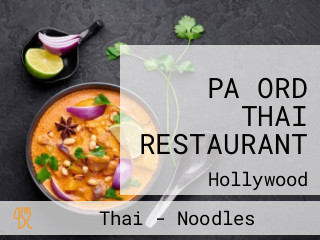 PA ORD THAI RESTAURANT