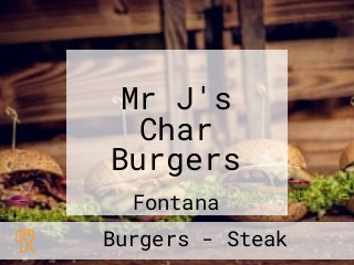 Mr J's Char Burgers