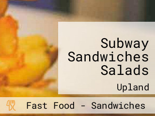 Subway Sandwiches Salads