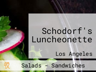 Schodorf's Luncheonette