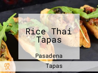 Rice Thai Tapas