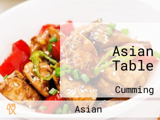 Asian Table