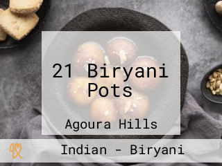 21 Biryani Pots