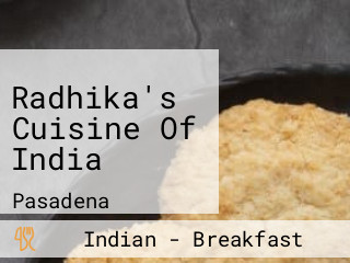 Radhika's Cuisine Of India