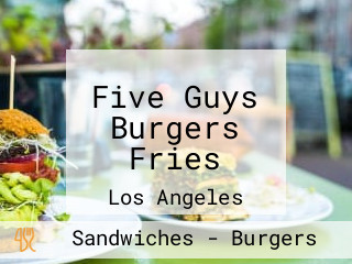 Five Guys Burgers Fries