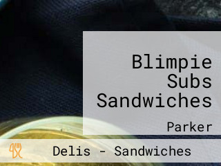 Blimpie Subs Sandwiches