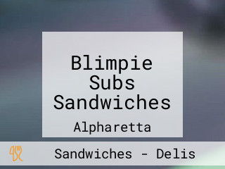 Blimpie Subs Sandwiches