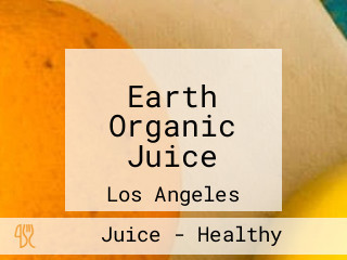 Earth Organic Juice