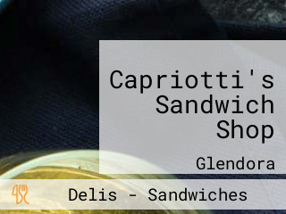 Capriotti's Sandwich Shop