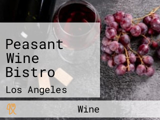 Peasant Wine Bistro